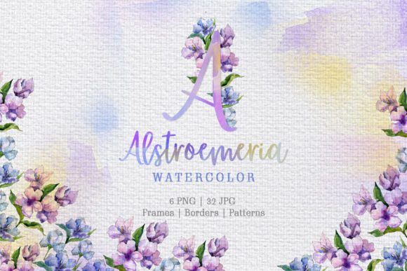 Alstroemeria Violet Watercolor: A Designer Review