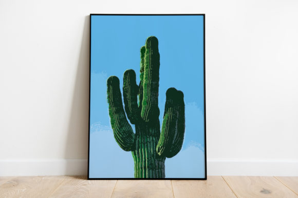 Cactus Tree Decoration Watercolor Illustrations