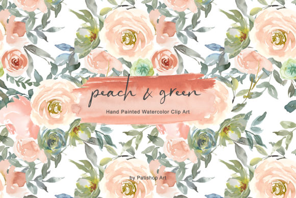 Peach Green Watercolor Floral Clipart: A Designer’s Real-World Review for Branding & Visual Projects
