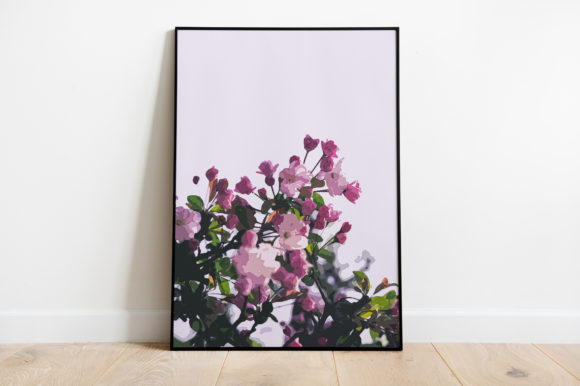 Purple Flower Watercolor Illustrations for Crafters & Handmade Sellers
