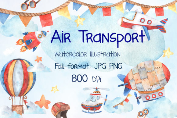 Watercolor Air Transport Illustrations: A Brand Designer’s Review for Real Business Use