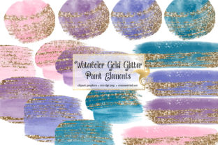 Watercolor Gold Glitter Paint Elements: A Designer’s Real-World Review for Branding & Packaging