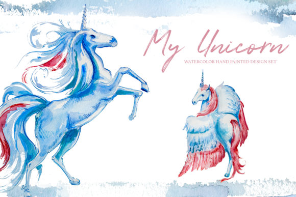 Watercolor My Unicorn Design Set: A Visual Review for Bloggers & Publishers