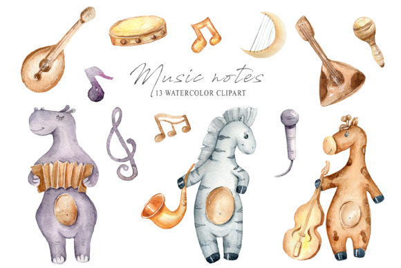Watercolor Safari African Animal Clipart: A Fresh Illustration Bundle for Brand Storytelling